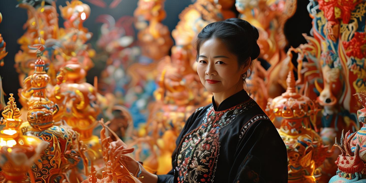 薛城庞庄麦秸画传承人李秀华荣获“中国工艺美术百花奖”彰显民间艺术魅力